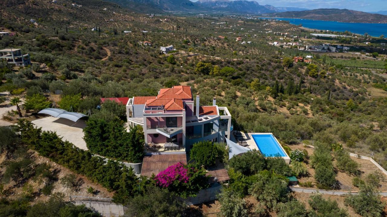 Saronic Topview Villa Galatás Екстериор снимка