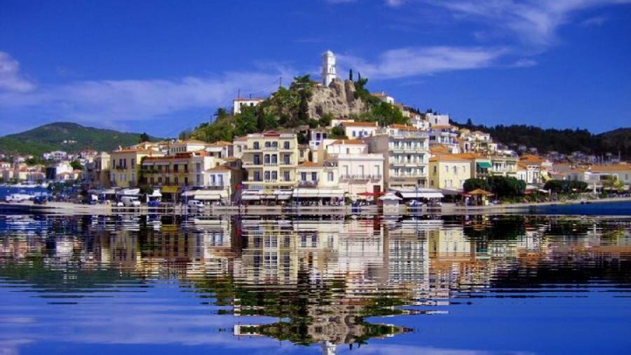 Saronic Topview Villa Galatás Екстериор снимка